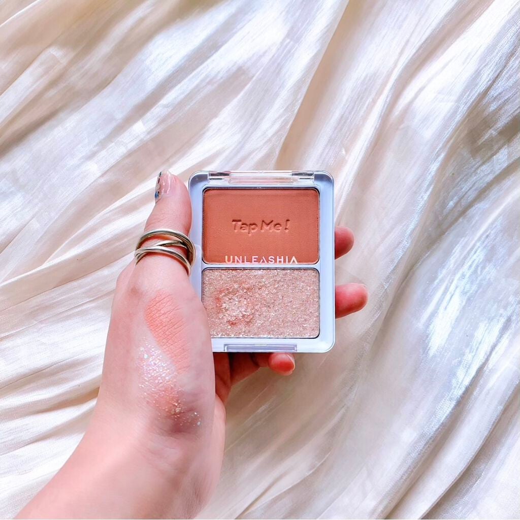 タップミー パレットデュオ/unleashia/アイシャドウパレットを使ったクチコミ(2枚目)