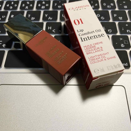 コンフォート リップオイル インテンス/CLARINS/リップグロスを使ったクチコミ(1枚目)