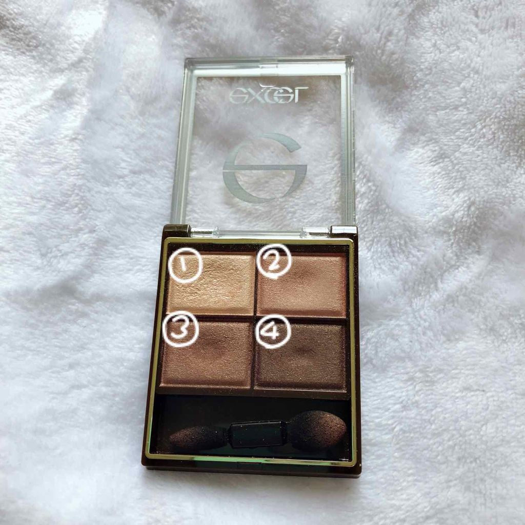 スキニーリッチシャドウ/excel/アイシャドウパレットを使ったクチコミ（2枚目）