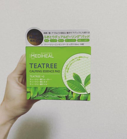 ティーツリーカーミングエッセンスパッド/MEDIHEAL/トナーパッドを使ったクチコミ(4枚目)