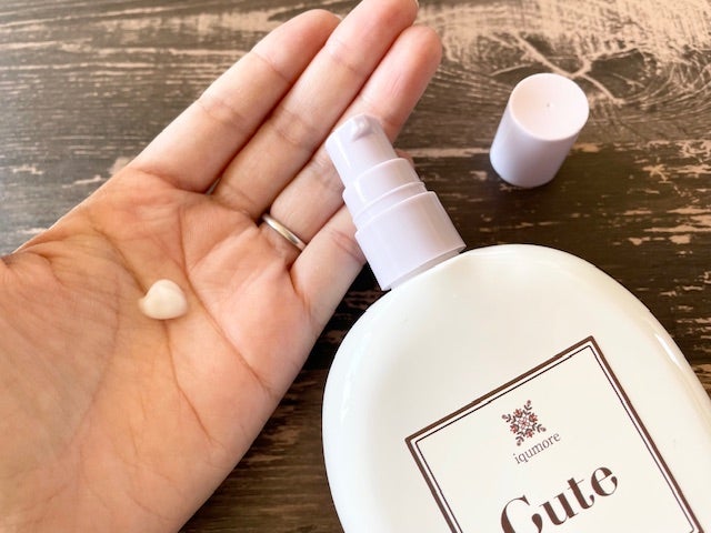 イクモアキュートミルキィオイル/iqumore/ヘアオイルを使ったクチコミ(2枚目)