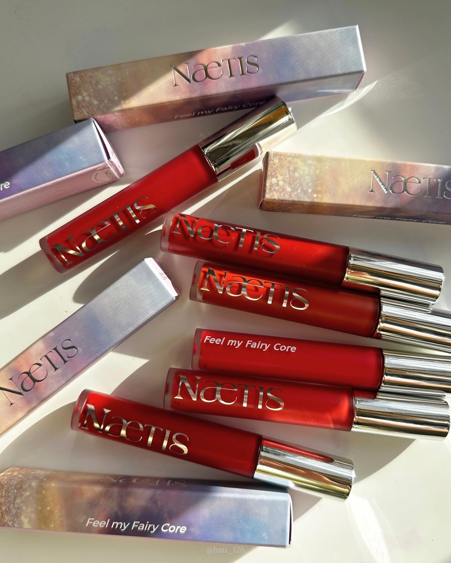 フェアリーコアステイブラーベルベットティント 301 Peach Ordinary/NaeTIS/リップティントを使ったクチコミ（2枚目）