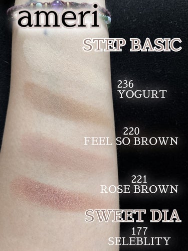 STEP BASIC EYESHADOW ROSEBROWN/Ameli/パウダーアイシャドウを使ったクチコミ（3枚目）