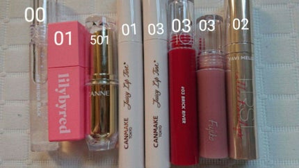 ラスティンググロスリップ/CEZANNE/口紅を使ったクチコミ(4枚目)