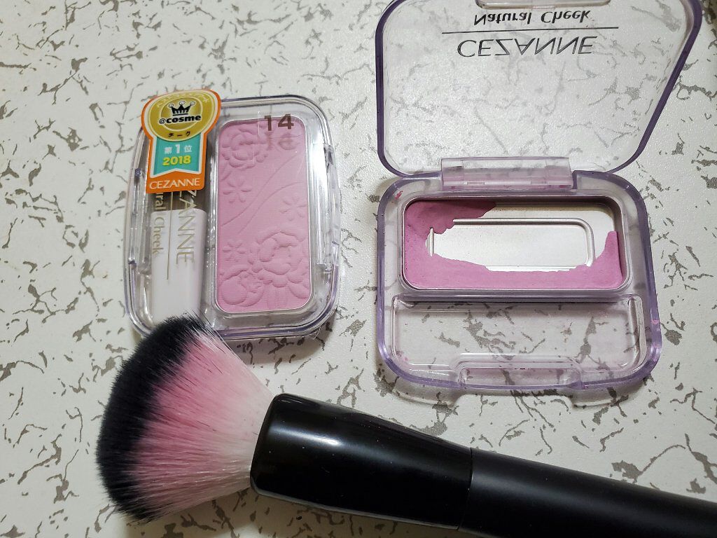 ナチュラル チークN/CEZANNE/パウダーチークを使ったクチコミ(2枚目)