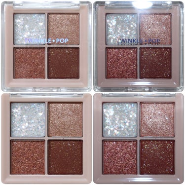 TWINKLE POP Pearl Flex Glitter Eye Palette ヘイ、ブラウン/CLIO/パウダーアイシャドウの画像