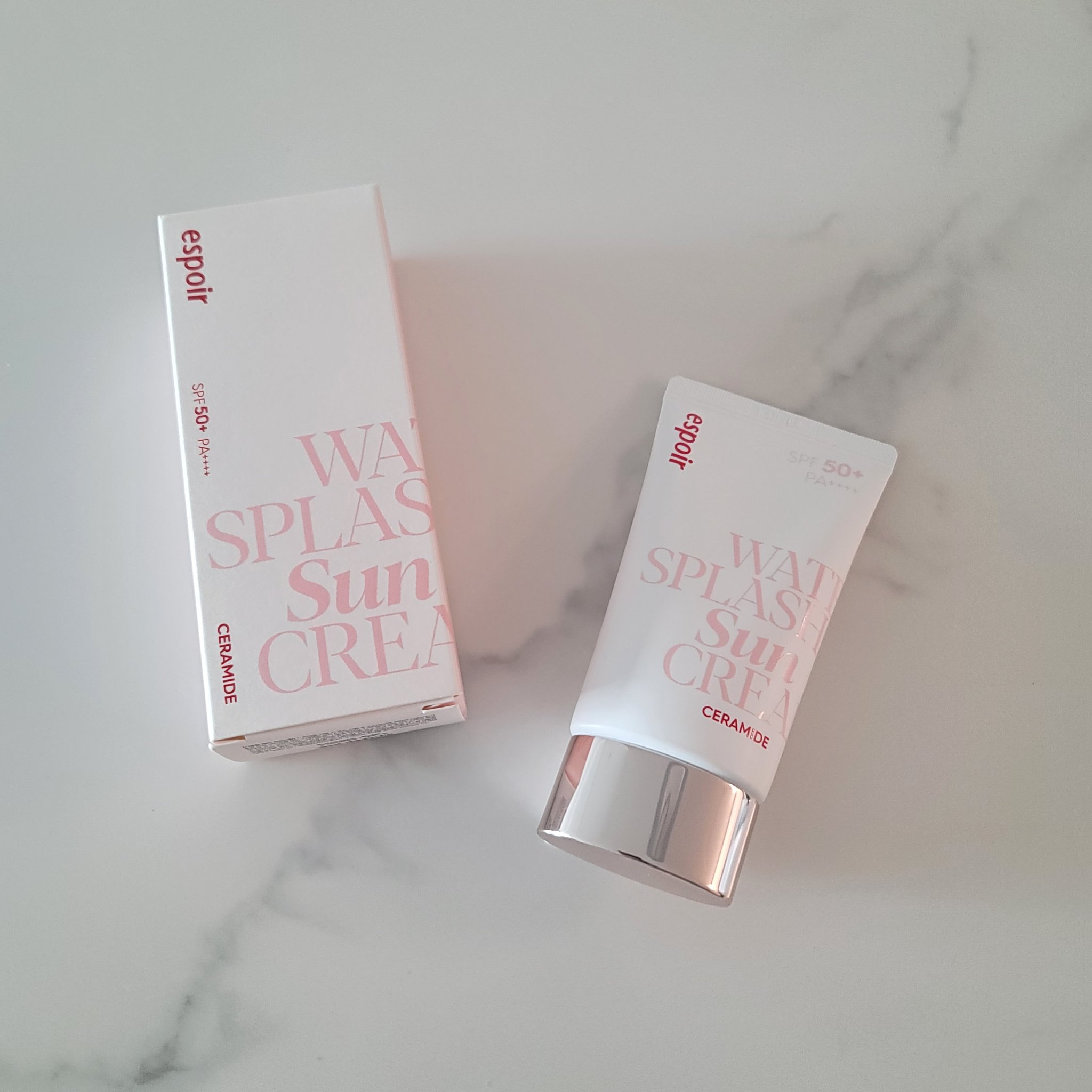 ウォータースプラッシュサンクリーム セラミド/espoir/日焼け止めクリームを使ったクチコミ（1枚目）