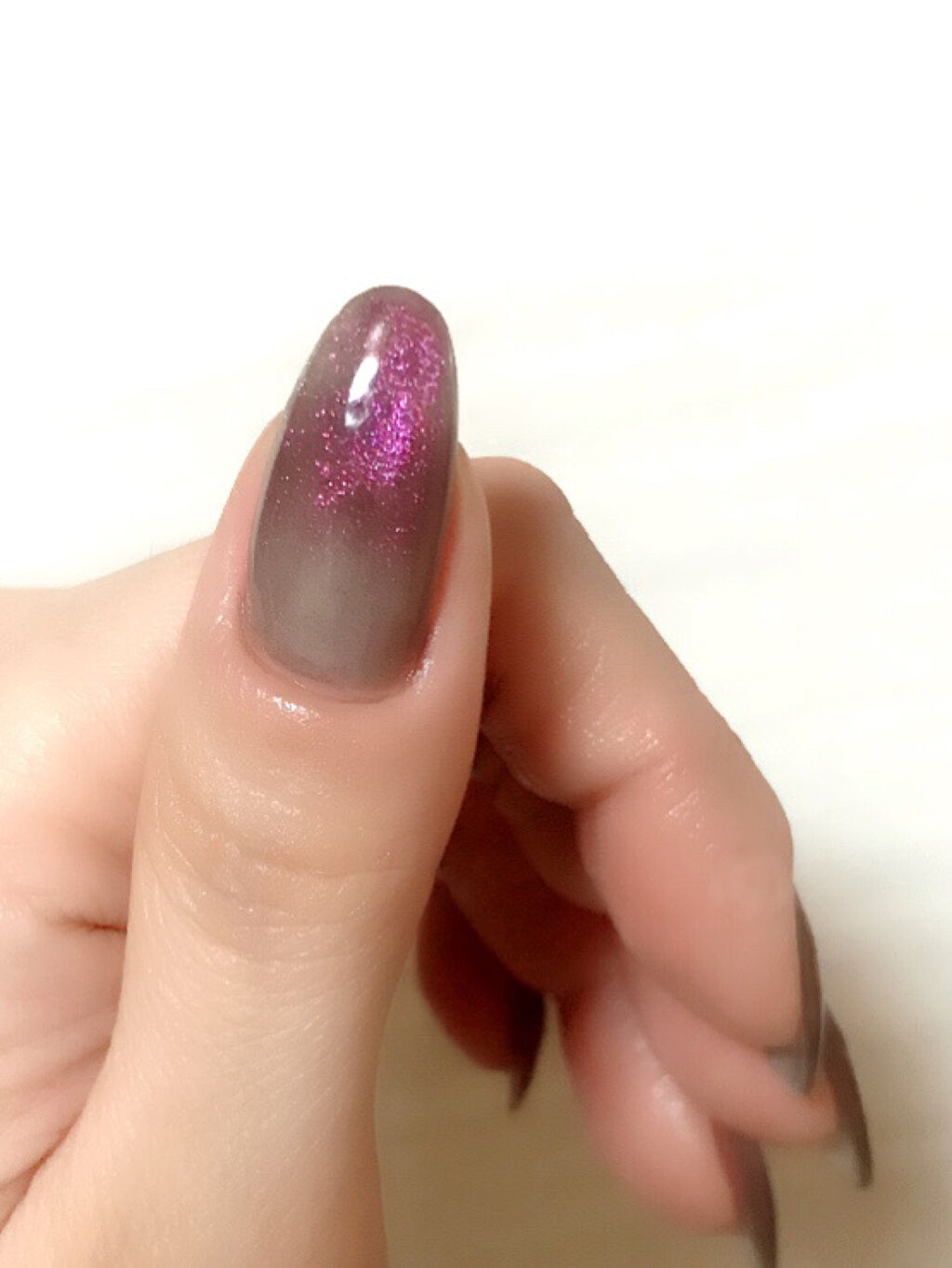 ジェルネイルキャッツアイカラージェル/ネイル工房/ジェルネイルを使ったクチコミ（2枚目）