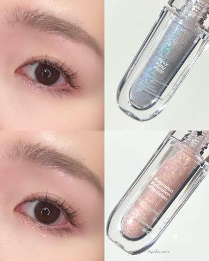 グラスグリッター/glow/グリッターを使ったクチコミ(7枚目)