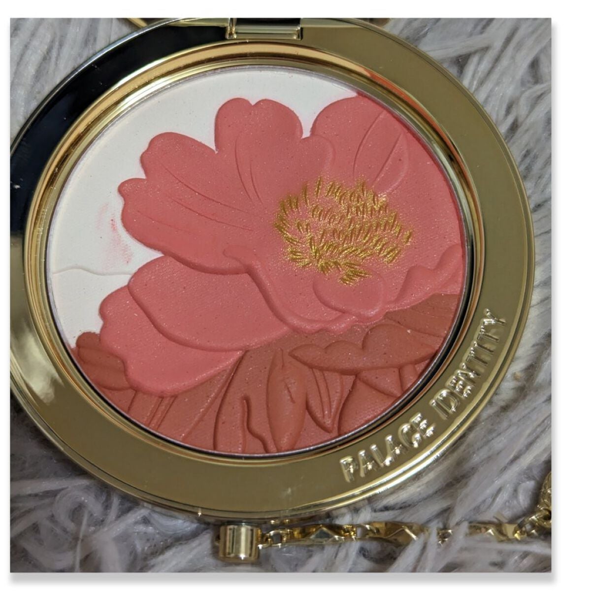 ZEESEAx正宮御品 「盛唐酔夢」シリーズ 丹酔金箔 牡丹チークシャッドパレット/ZEESEA/パウダーチークを使ったクチコミ(2枚目)