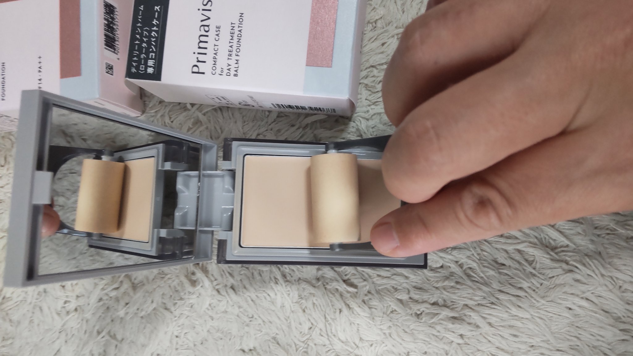 プリマヴィスタ デイトリートメントバーム 〈ローラータイプ〉 オークル03(レフィル)/プリマヴィスタ/その他ファンデーションを使ったクチコミ（3枚目）