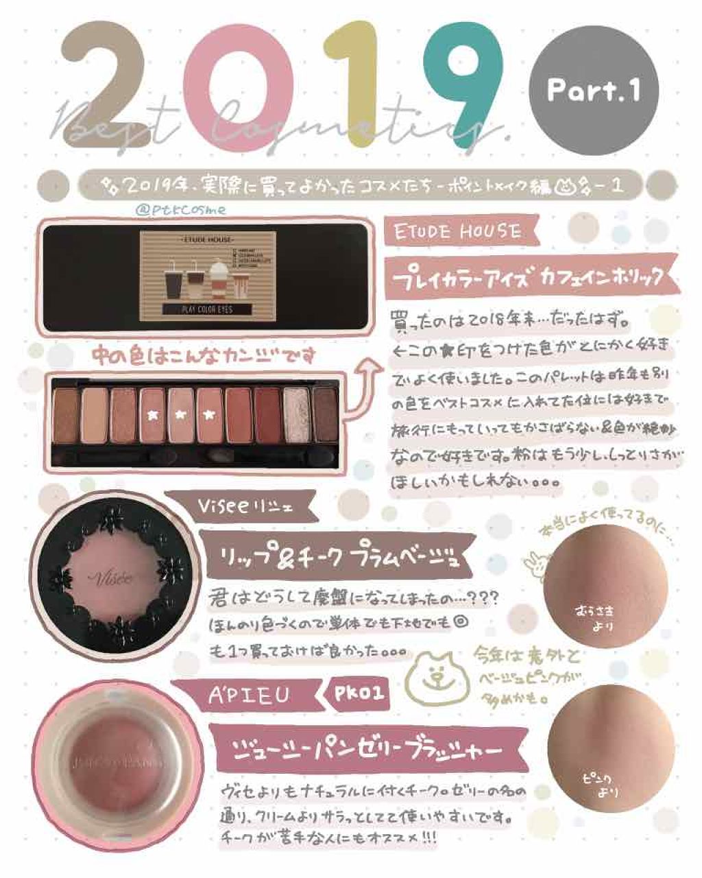 リシェ  リップ&チーク クリーム/Visée/ジェル・クリームチークを使ったクチコミ（1枚目）