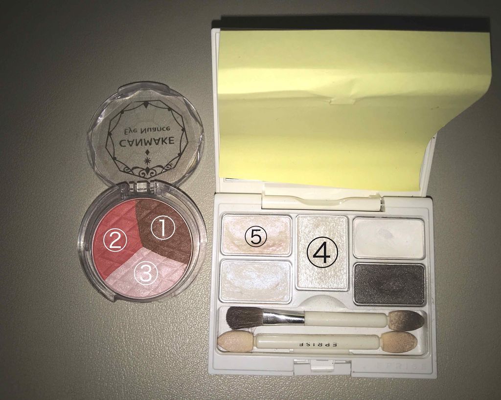 アイニュアンス/キャンメイク/アイシャドウパレットを使ったクチコミ（3枚目）