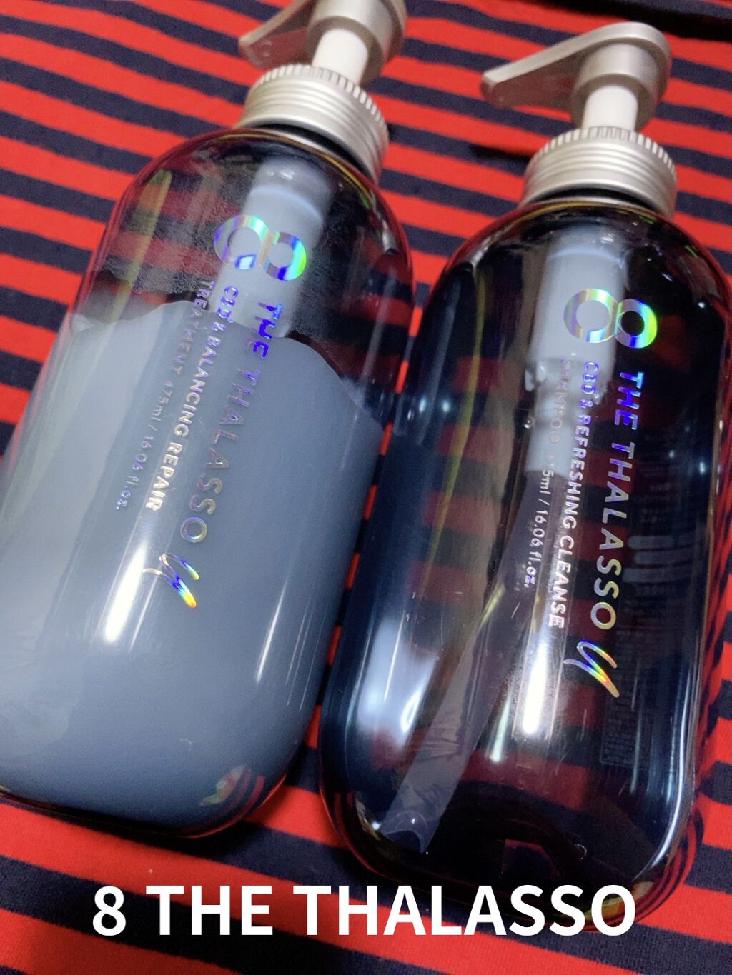 エイトザタラソ ユー CBD＆リフレッシング クレンズ 美容液シャンプー／CBD＆バランシング ダメージリペア 美容液ヘアトリートメント/エイトザタラソ/市販シャンプーを使ったクチコミ（1枚目）