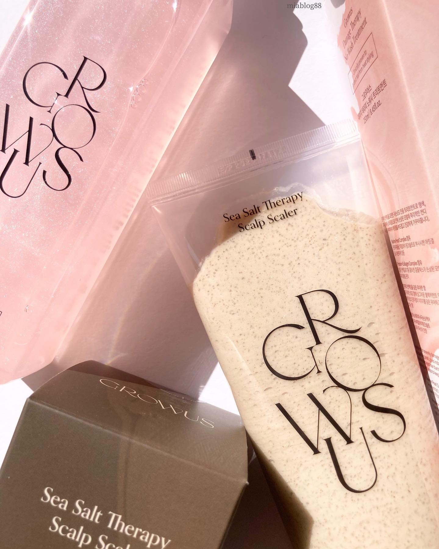 シーソルトセラピースカルプスケーラー/GROWUS/ヘッドスクラブを使ったクチコミ（2枚目）