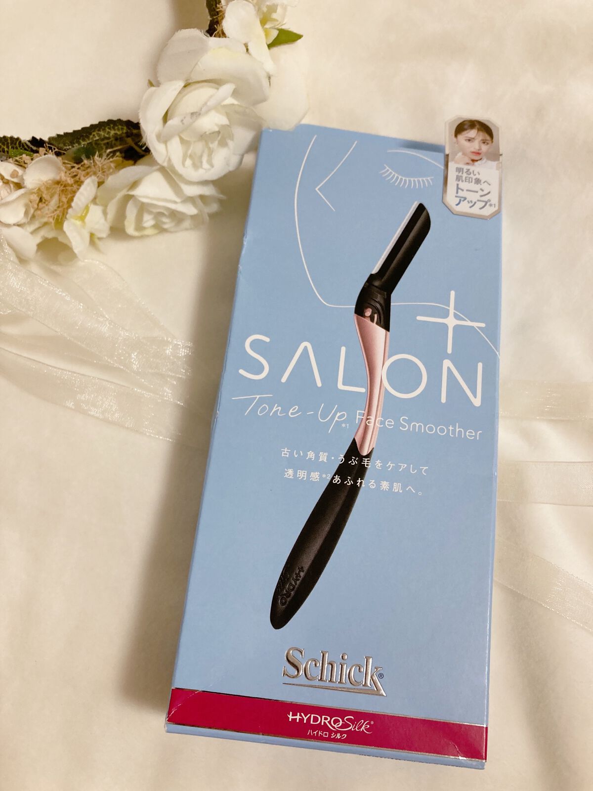 サロンプラス トーンアップ フェイススムーサー ホルダー(刃付き)/サロンプラス/シェーバーを使ったクチコミ(3枚目)