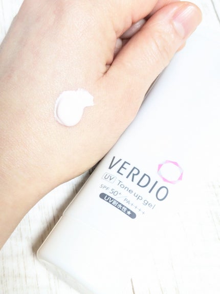 ベルディオ UVトーンアップジェル シアーピンク/メンターム/日焼け止めジェルを使ったクチコミ(10枚目)