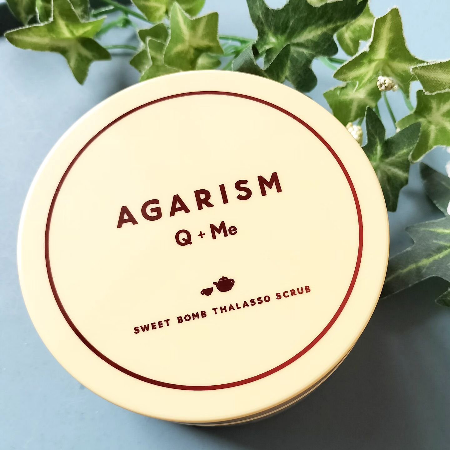 Q+Me スウィートボムタラソスクラブレモンティーの香り/AGARISM/バストケア・ヒップケアを使ったクチコミ（1枚目）
