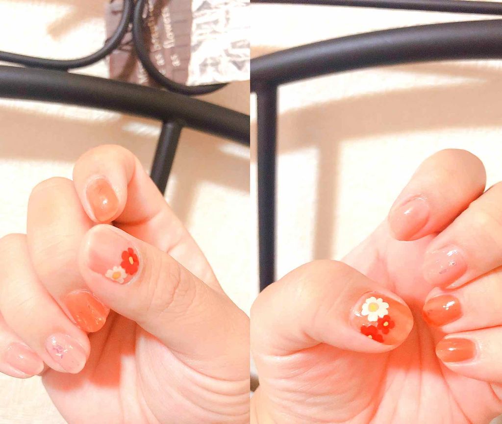 ネイルシール/DAISO/ネイルシールを使ったクチコミ（1枚目）
