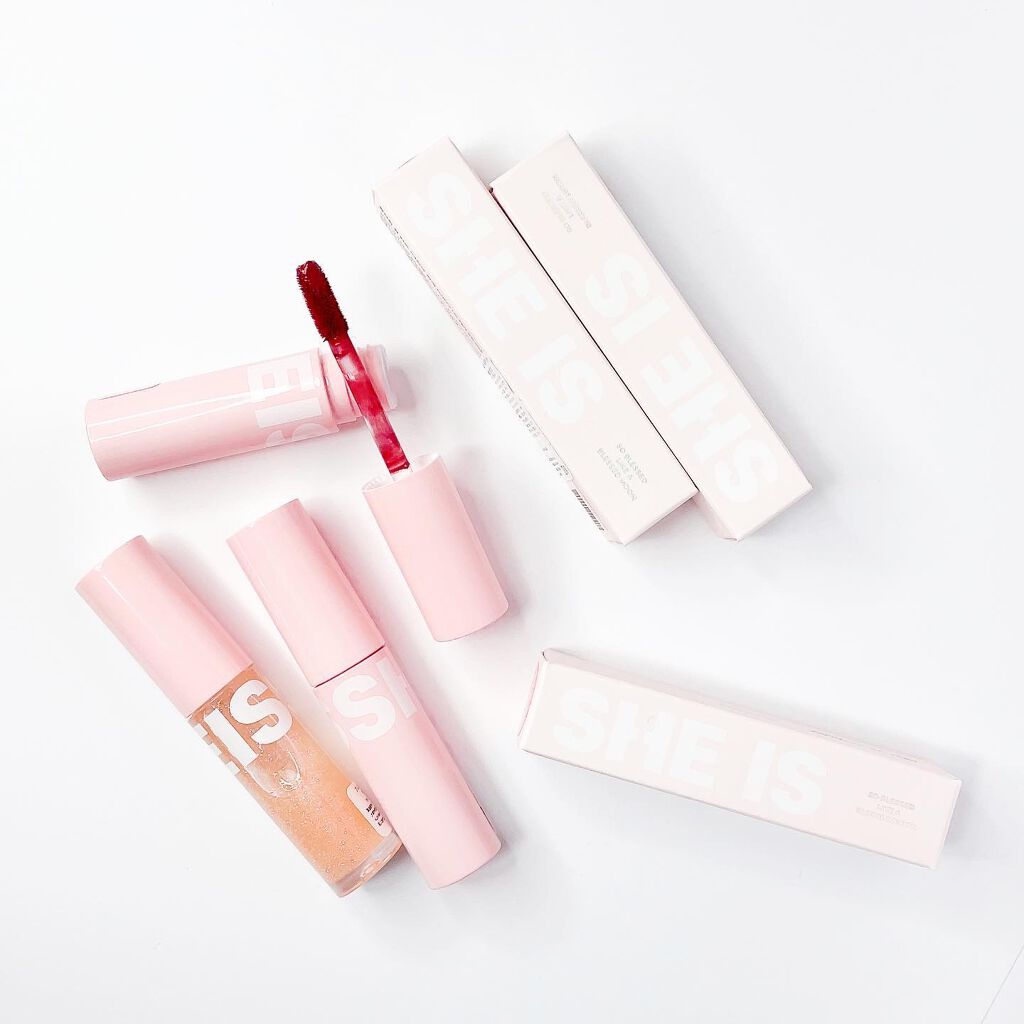 フラッフィリップティント/BLESSED MOON/リップティントを使ったクチコミ(2枚目)