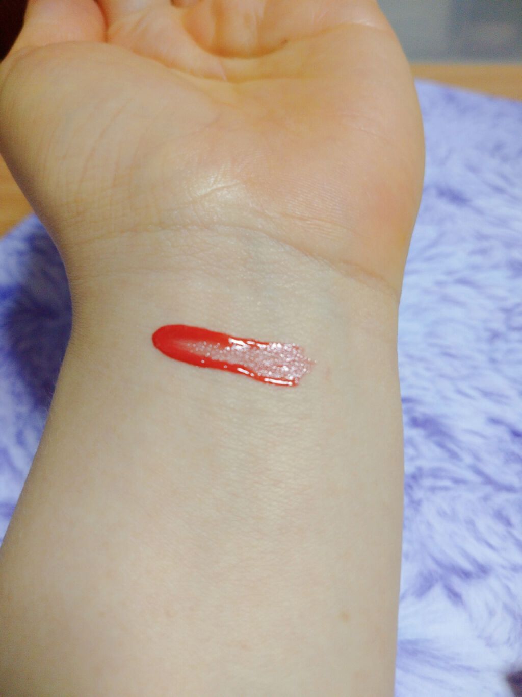 ウォーターグロスティント #02 Rose Dahlia/dasique/リップティントを使ったクチコミ（2枚目）