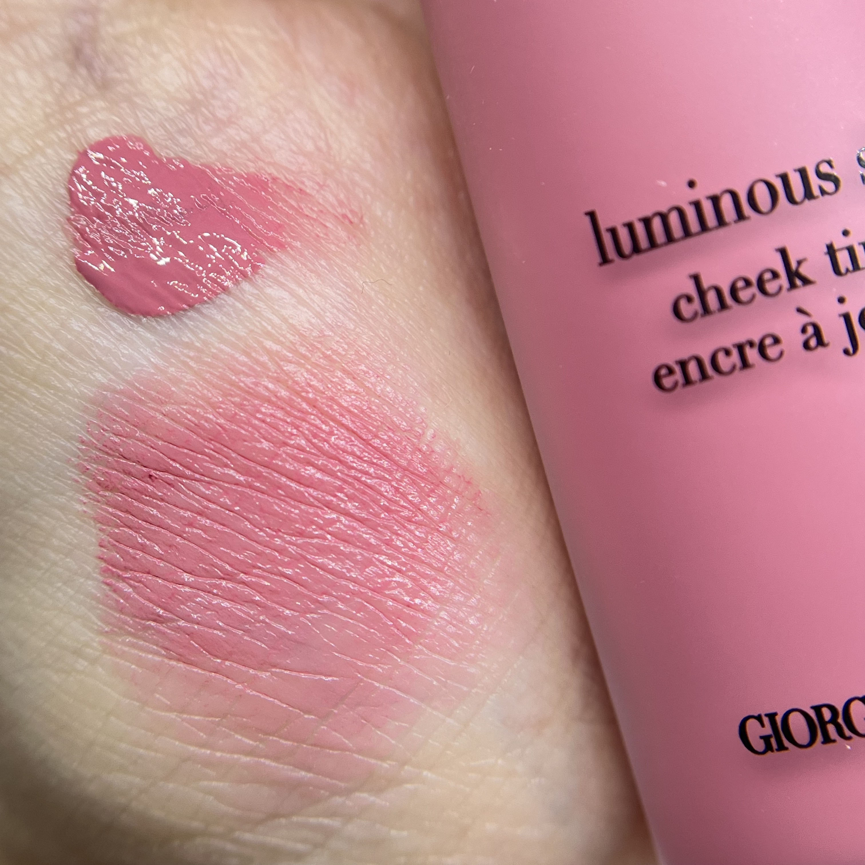 ルミナス シルク チーク ティント ＃62/ジョルジオ アルマーニ ビューティ/ジェル・クリームチークを使ったクチコミ（3枚目）