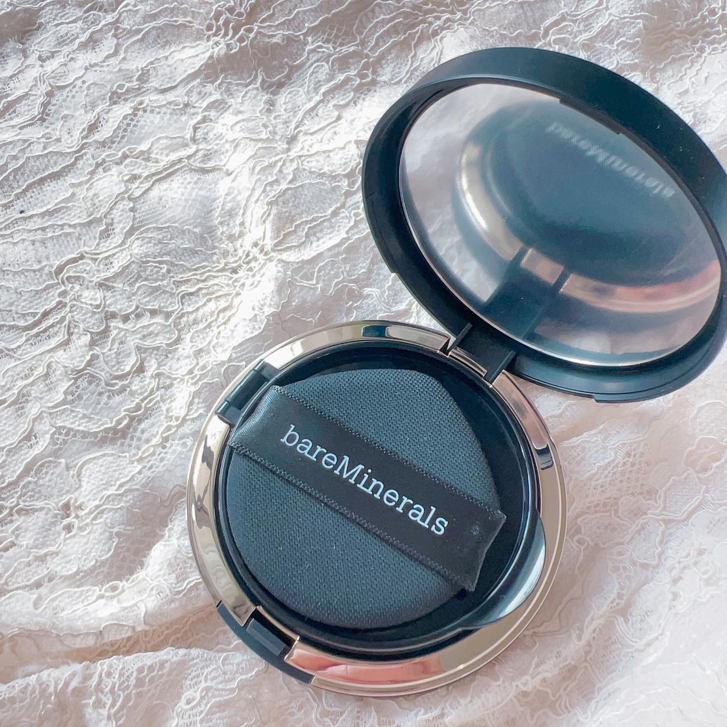 オリジナル ピュア セラム カバーアップ クッション/bareMinerals/クッションファンデーションを使ったクチコミ（2枚目）