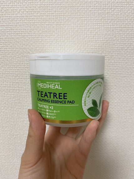 ティーツリーカーミングエッセンスパッド/MEDIHEAL/トナーパッドを使ったクチコミ(3枚目)