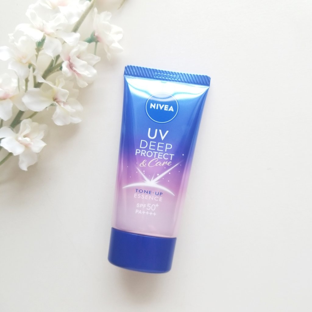 ニベアUV ディープ プロテクト＆ケア トーンアップ エッセンス/ニベア/日焼け止めローションを使ったクチコミ（1枚目）