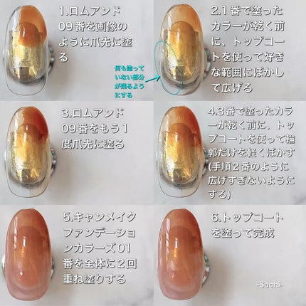 ファンデーションカラーズ/キャンメイク/マニキュアを使ったクチコミ(4枚目)