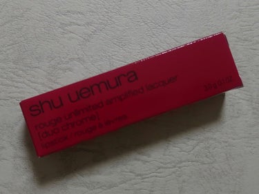 ルージュ アンリミテッド アンプリファイド ラッカー RD152 /shu uemura/口紅を使ったクチコミ（2枚目）