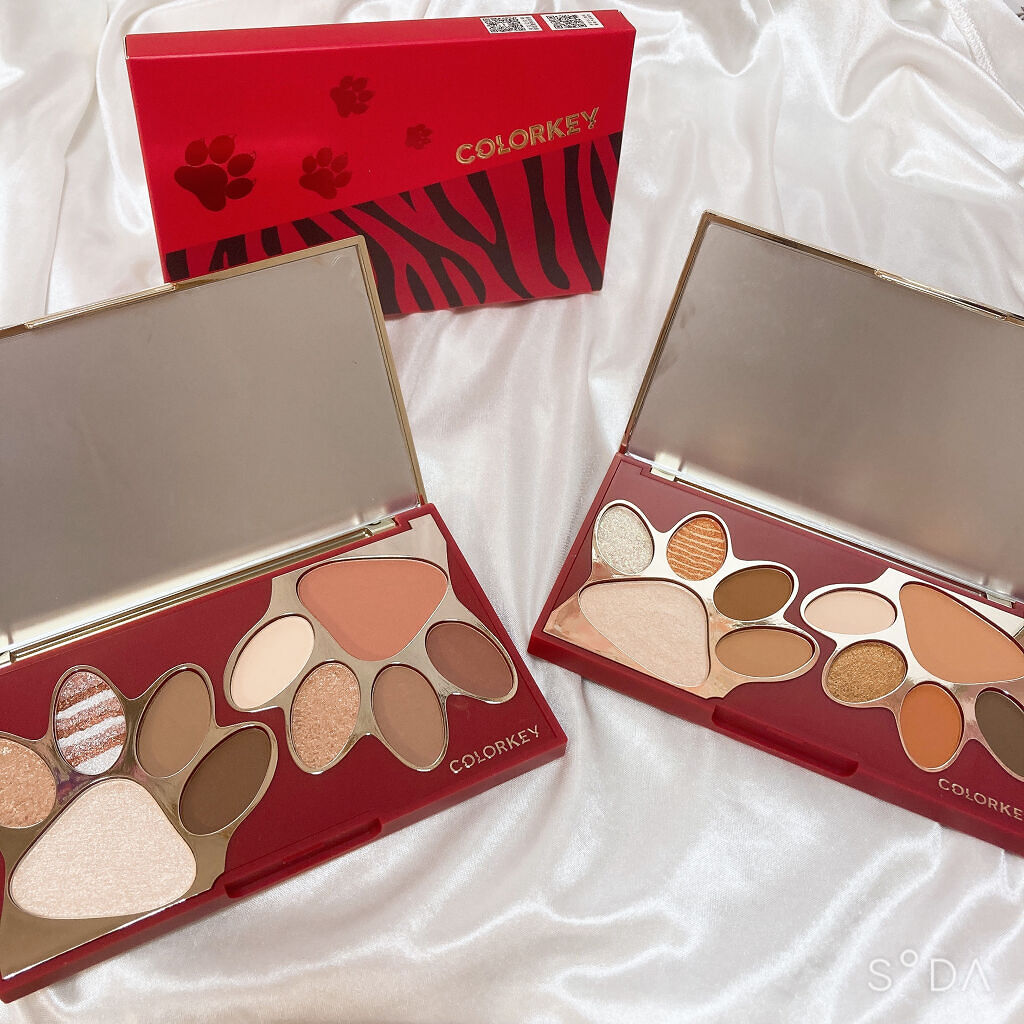 トラ十色アイシャドウパレット/COLORKEY/アイシャドウパレットを使ったクチコミ（1枚目）