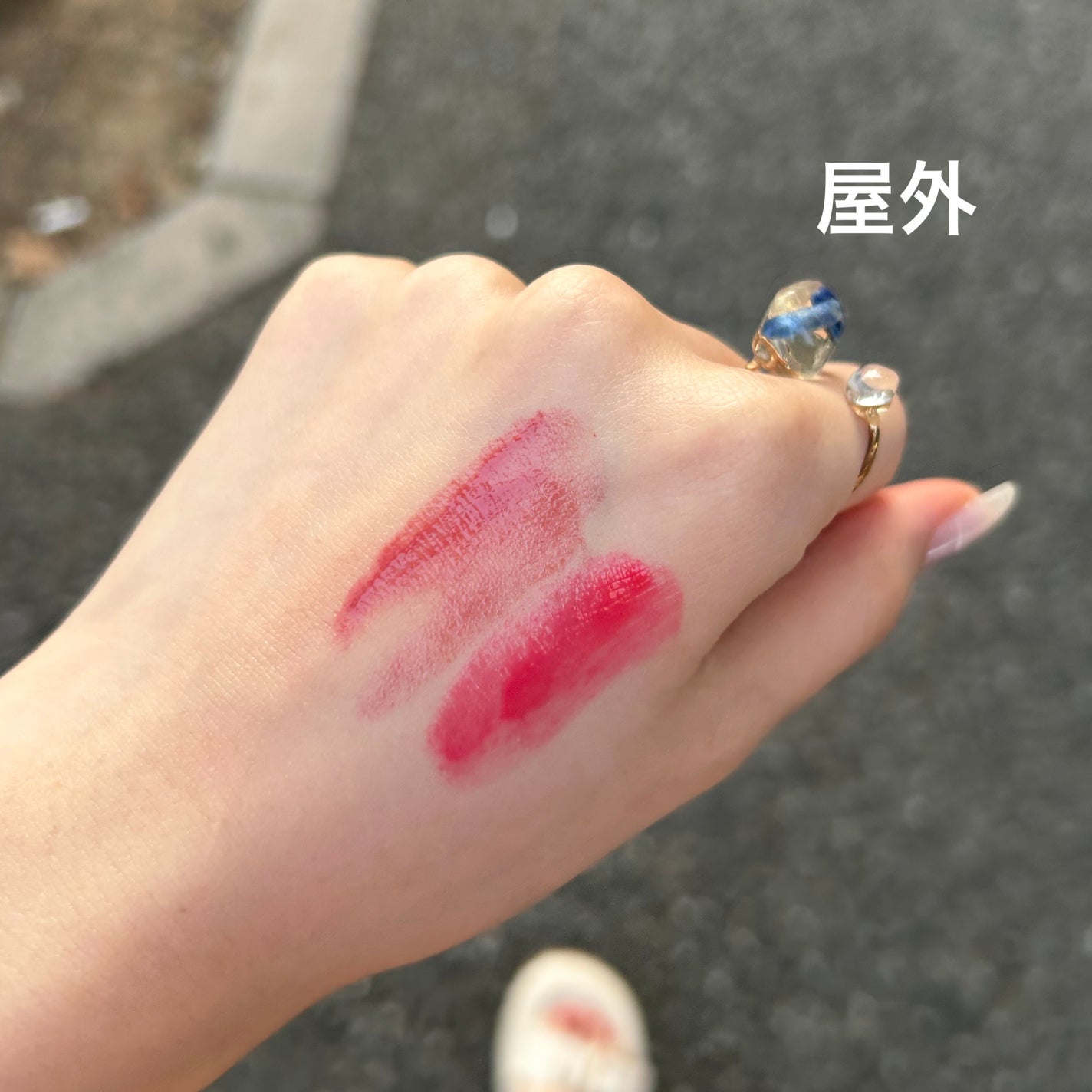 デュイジェルグレーズスティック/wakemake/口紅を使ったクチコミ(2枚目)