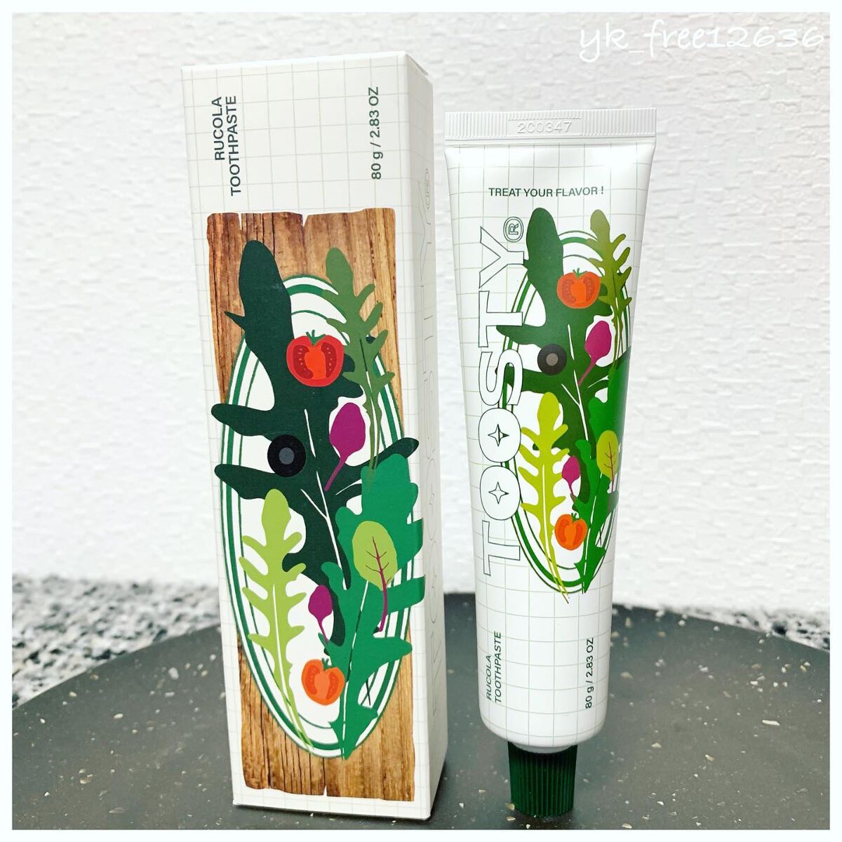 トゥースペースト ルッコラ/TOOSTY/歯磨き粉を使ったクチコミ（2枚目）