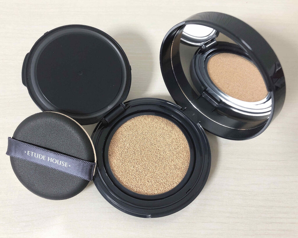 ダブルラスティング クッション/ETUDE/クッションファンデーションを使ったクチコミ（2枚目）