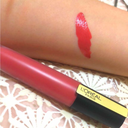 ルージュシグネチャー /ロレアル パリ/リップグロスを使ったクチコミ(1枚目)