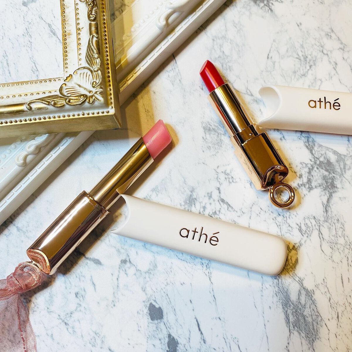 オーセンティック リップ バーム/athé/口紅を使ったクチコミ(2枚目)