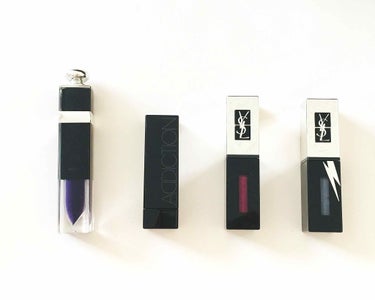 〜最近買ったリップ達〜
1枚目の画像の左から
・Dior ディオールアディクトラッカープランプ 998 ミッドナイター(限定)
・ADDICTION リップスティックシアー 004 Cassis
・YS