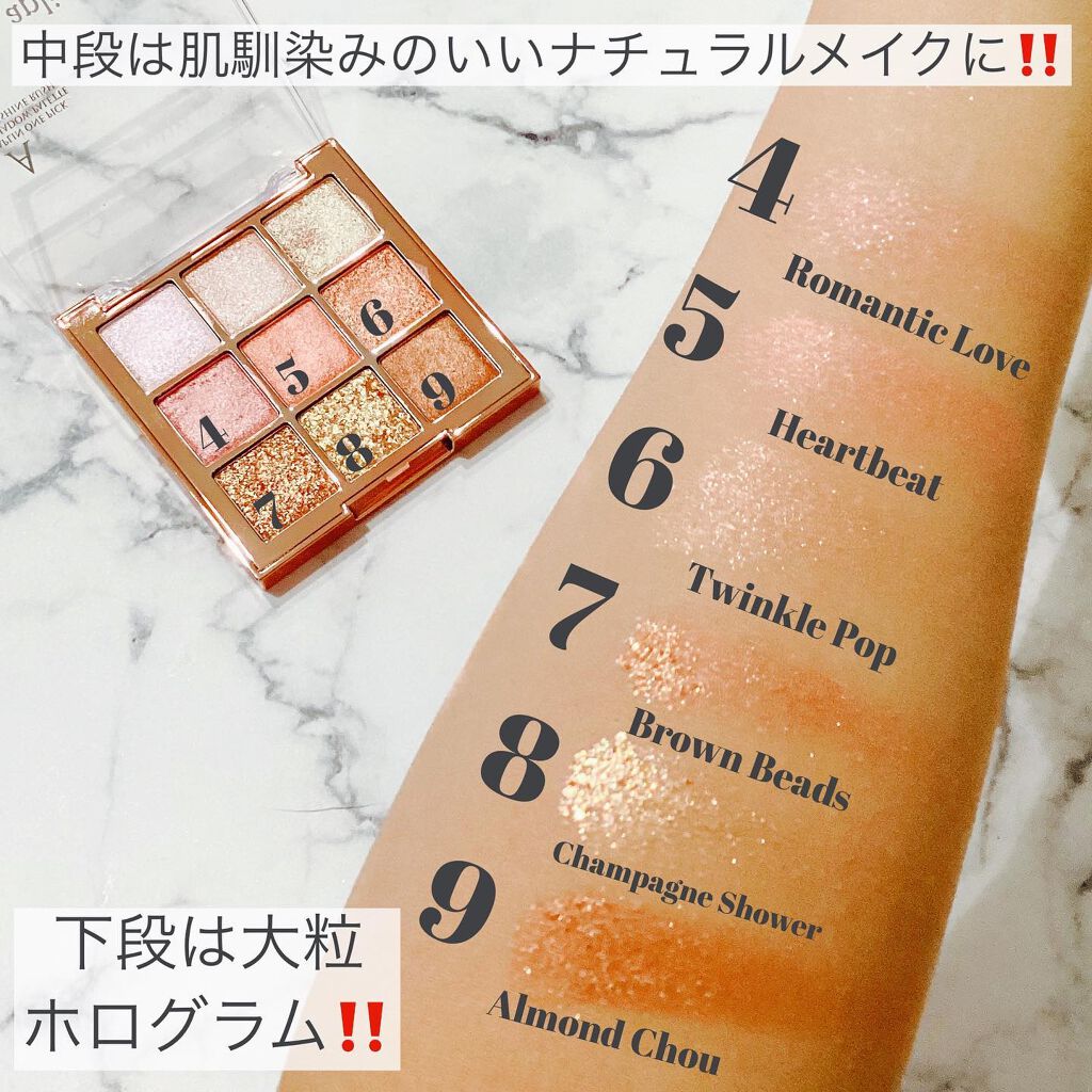 ワンピックアイシャドウパレット/APLIN/アイシャドウパレットを使ったクチコミ(4枚目)