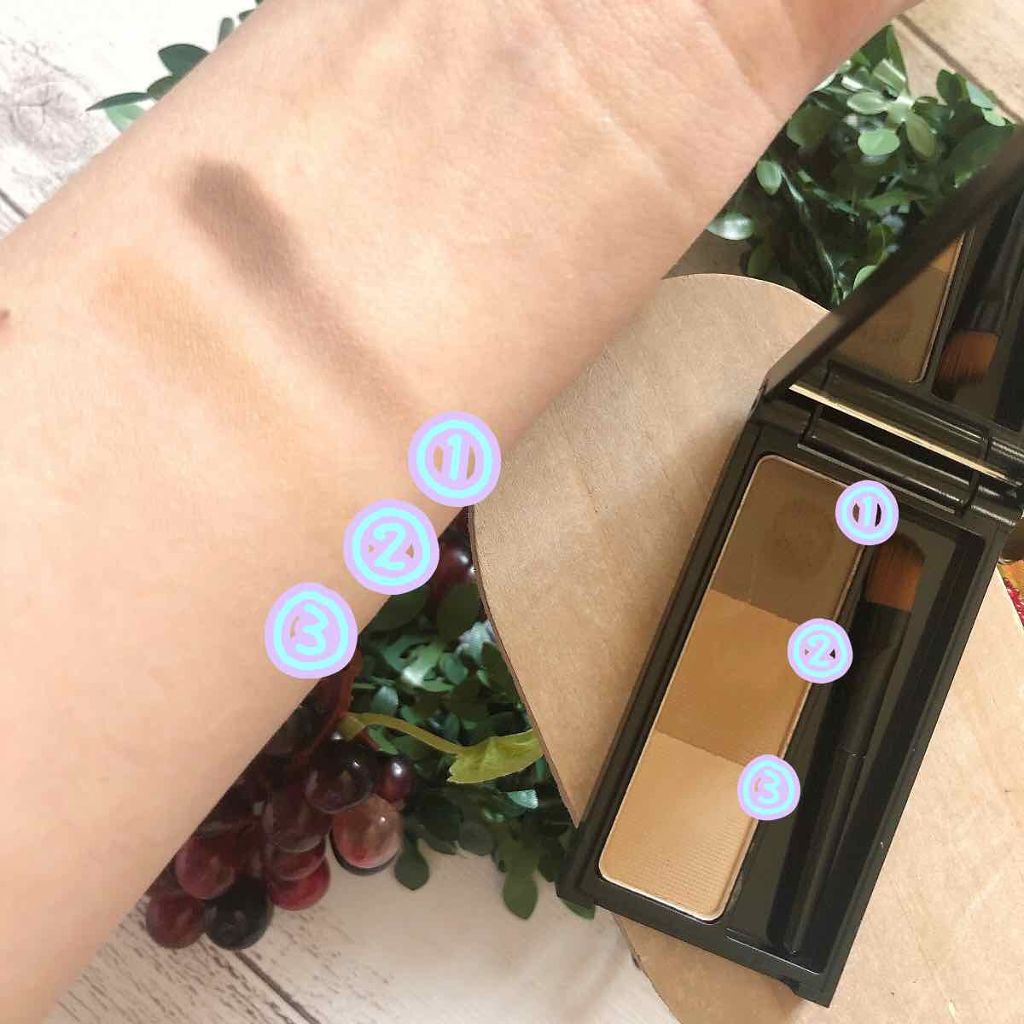 UR GLAM EYEBROW POWDER/U R GLAM/パウダーアイブロウを使ったクチコミ(2枚目)