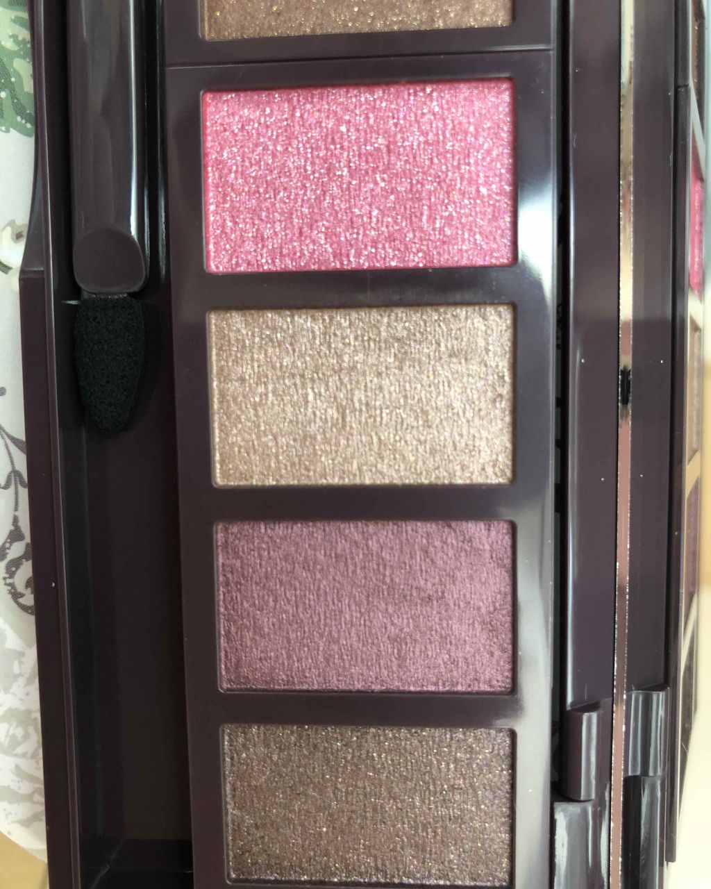 グラマラスリッチ アイパレット (クリスマスコフレ 2018)/Visée/メイクアップキットを使ったクチコミ(4枚目)