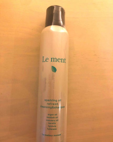 スパークリングオイル リフレッシュクレンジング&シャンプー/Le ment/市販シャンプーを使ったクチコミ(1枚目)