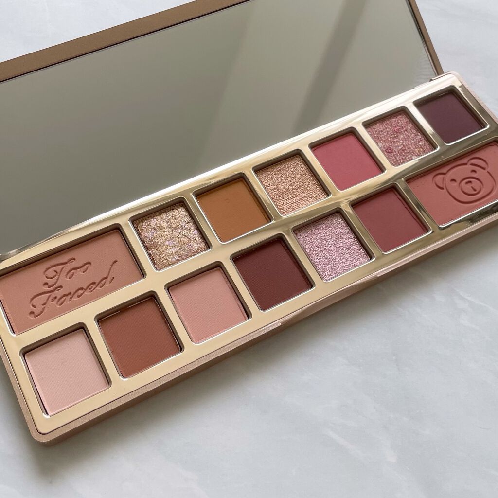 テディ ベア アイシャドウ パレット/Too Faced/アイシャドウパレットを使ったクチコミ(2枚目)