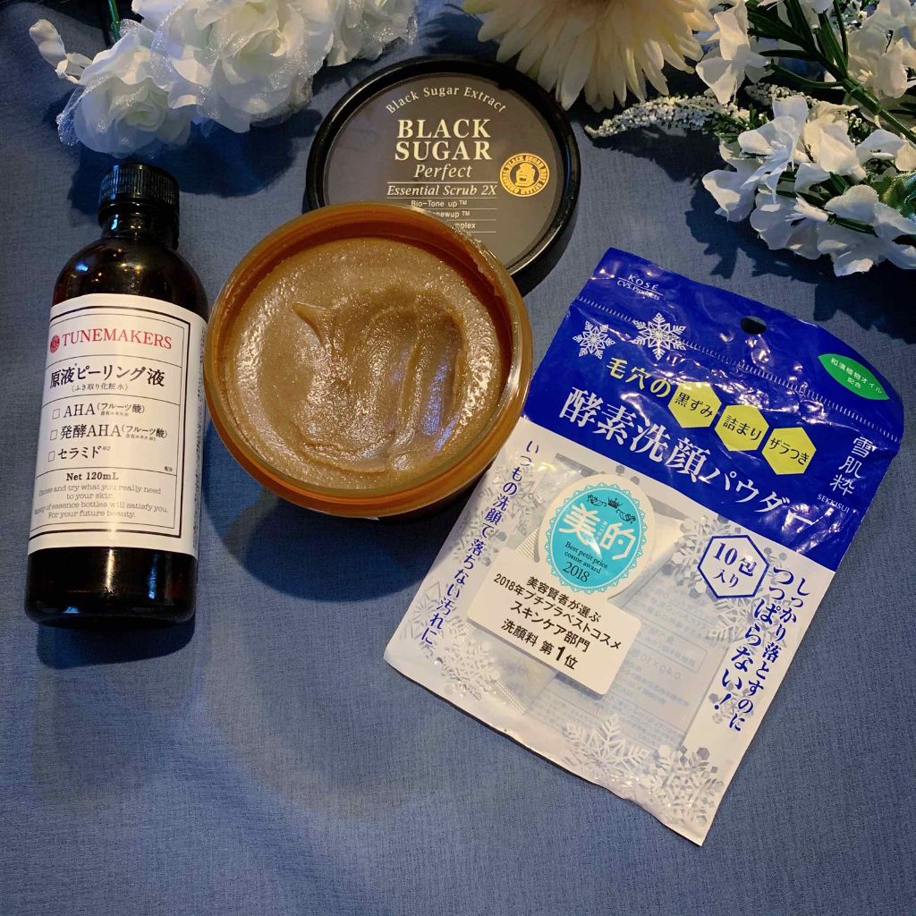 ブラックシュガー パーフェクト エッセンシャル スクラブ2X/SKINFOOD/洗い流すパック・マスクを使ったクチコミ（2枚目）