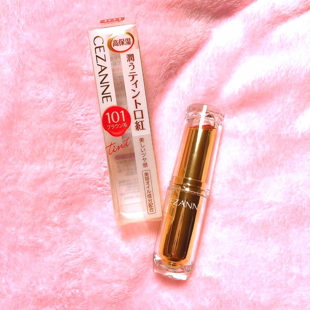 ラスティンググロスリップ/CEZANNE/口紅を使ったクチコミ(2枚目)