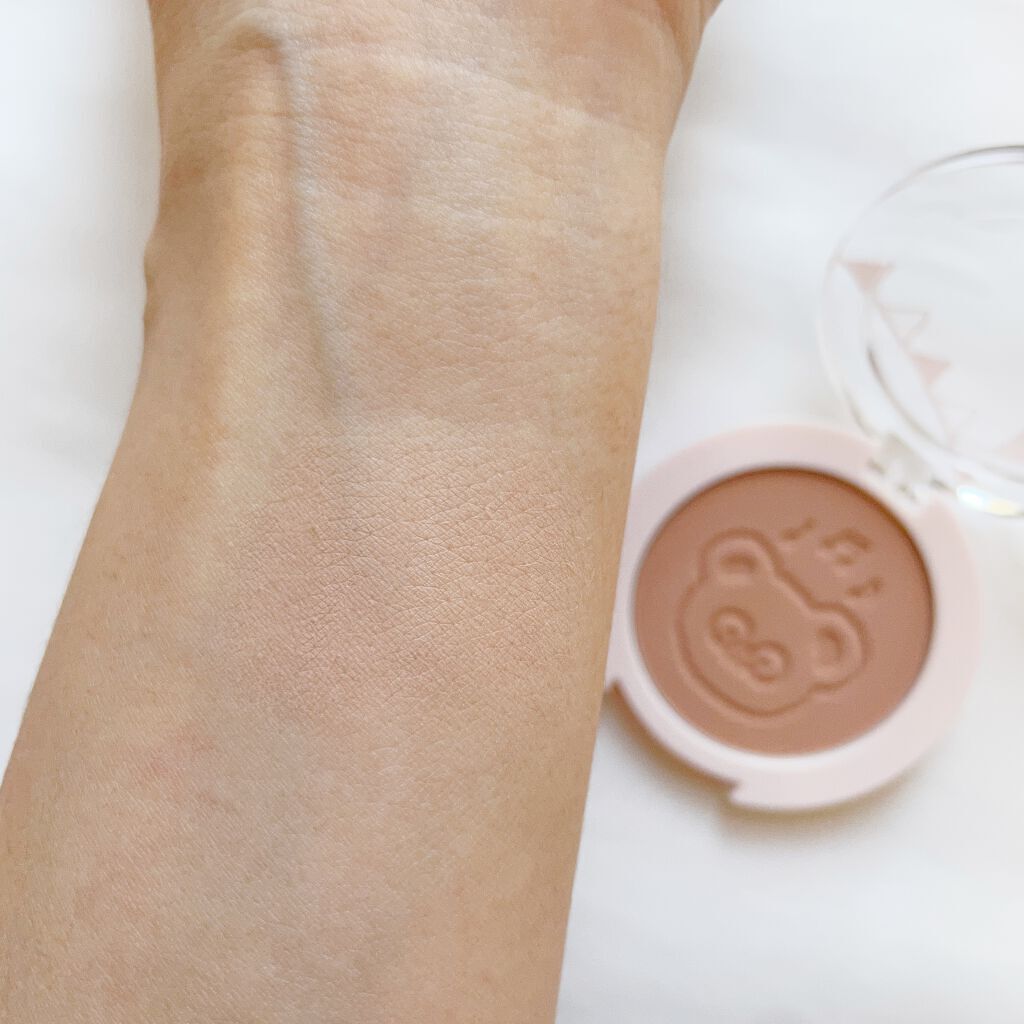 ピュア ブラッシュド サンシャイン チーク/PERIPERA/パウダーチークを使ったクチコミ（3枚目）