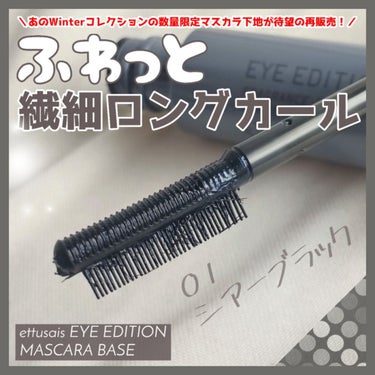 エテュセ アイエディション（マスカラベース）ウォームスタイル ウォームスタイル01 シアーブラック/ettusais/マスカラ下地・トップコートを使ったクチコミ（1枚目）