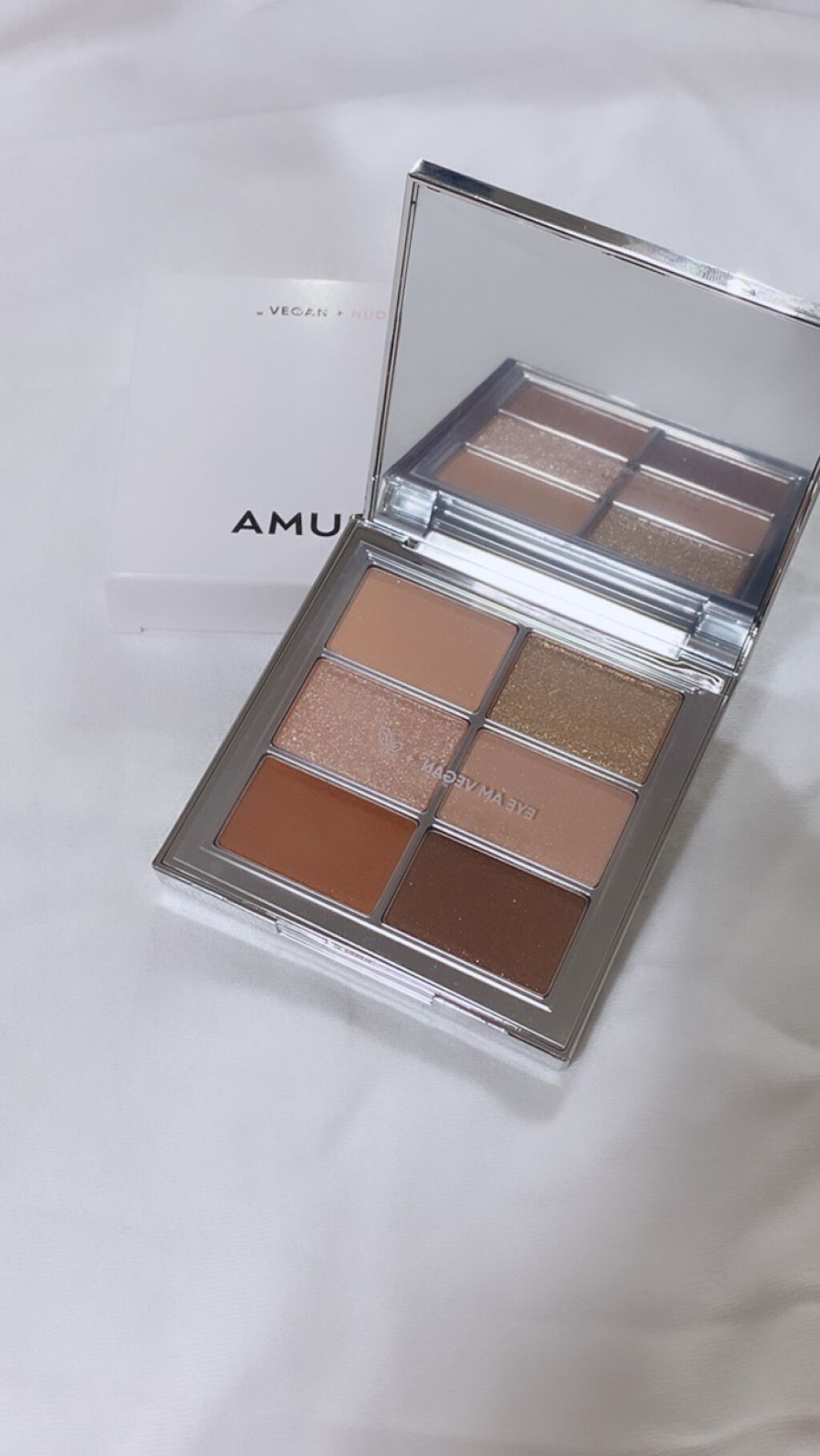 アイ ヴィーガン シアーパレット/AMUSE/アイシャドウパレットを使ったクチコミ(1枚目)
