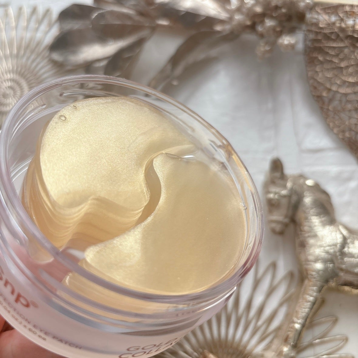 GOLD COLLAGEN DUAL EYE PATCH/SNP/アイケア・アイクリームを使ったクチコミ(4枚目)