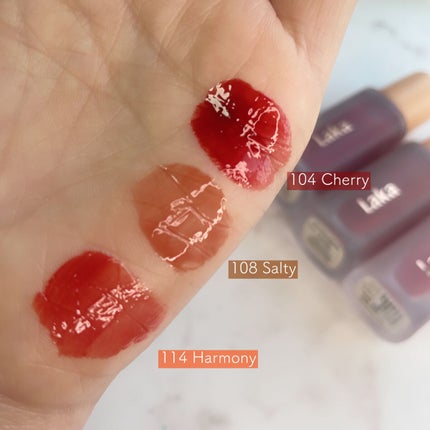 フルーティーグラムティント/Laka/リップティントを使ったクチコミ(2枚目)